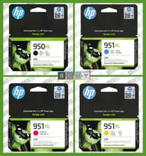 Image of Genuine HP 950XL / 951XL Ink Cartridges - OfficeJet 8600 + 8610 - Please Select