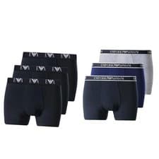 Image of Men's Emporio Armani Boxer Cotton Stretch High Rise Trunks Underwear 3 Pack S-XL