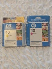 Image of Hp 40 Yellow And Magenta Ink Cartridge