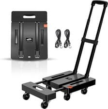 Image of Extendable Platform Trolley, 227kg Folding Hand Truck Cart, Foldable Trolly uk
