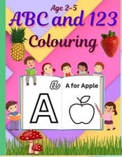 Image of ABC & 123 Coloring Fun: Learning Letters and Numbers Through Art! by Jesintha Bh