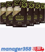 Image of (Pack of 6) Machu Picchu Organic Fairtrade Ground Arabica Coffee 200 g UK