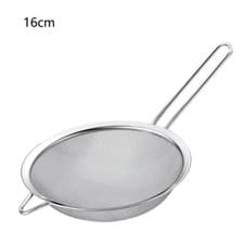 Image of 1/3/4pcs Stainless Steel Fine Mesh Sieve Flour Strainer Baking Tools Set UK