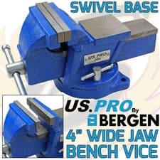 Image of US PRO Bench Vice 4" Engineers  Heavy Duty Swivel Base Vise Clamp Workshop Anvil