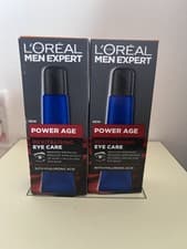 Image of L'Oréal Men Expert Power Age Revitalising Eye Care 15ml, Pack of 2 New
