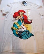 Image of DISNEY LITTLE MERMAID T-SHIRT ARIEL UNDER THE SEA NEW UNISEX SMALL T-SHIRT NEW