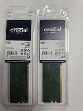 Image of Crucial 2x 8GB Desktop Memory RAM 2400MHz DDR4 288Pin UDIMM