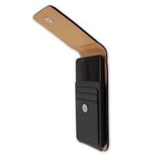Image of caseroxx Outdoor Case for HTC One M9+ in black made of genuine leather
