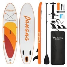 Image of Inflatable Stand Up Paddle Board for Adults Youth Wide Stable Anti-Slip iSUP Kit
