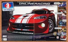 Image of Auto Modellista PS2 Original 2003 Ad Authentic Capcom Racing Video Game Promo 1
