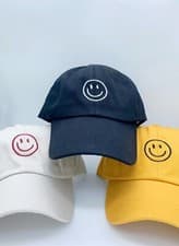 Image of Unisex Smiley cap available in three colours