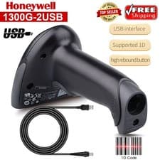 Image of Honeywell Hyperion 1300G-2USB Handheld 1D Barcode Scanner Imager W/USB Cable