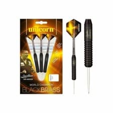 Image of Unicorn Gary Anderson WC Black Brass Brass Darts - 24g - Includes Stems, Flights