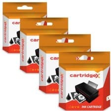 Image of 4 X BLACK HIGH CAP INK CARTRIDGE FOR HP 300XL 300 XL DESKJET F4400 F4424 F4435