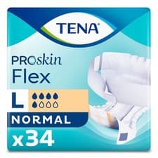 Image of 34 x TENA Proskin Flex Normal - Large - Incontinence Flex - 1 Pack of 34