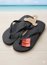Image of Listing: Havaianas Color FC Flip Flops - Black - BRA 43/44 9/10 M UK