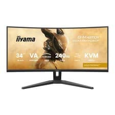 Image of 34" iiyama G-Master GCB3486WQSCP-B1 Monitor, 1500R, VA, 3440x1440, 240Hz, 0.4ms,