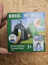 Image of Brio World Smart Action Tunnel Pack 33935 2017 Wooden Trains Railway New