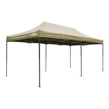 Image of Dellonda Premium 3x6m Pop-Up Gazebo Water Resistant Fabric Beige Canopy - DG138