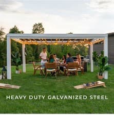 Image of 16x12 Windham Modern Steel Pergola – BRAND NEW (Boxed) – RRP $2,799