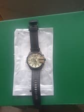 Image of Diesel Mega Chief Chronograp Analogue Quartz Light Green Dial Men's DZ4495
