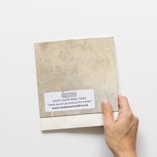 Image of d-c-fix Light Slate 30.5cm x 30.5cm Self-adhesive Vinyl Wall Tiles