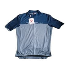 Image of Castelli Velocissima Short Sleeve Jersey (Blue) Women Size XL