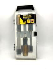 Image of Stanley FatMax Bevel Edge Chisel Thru Tang 3 Piece Set 12, 18 & 25mm 2-16-268