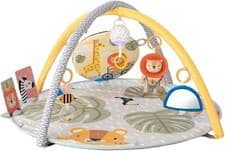 Image of Taf Toys Savannah 360 Baby Gym. Double Sided Crinkling Padded Soft Activity Pla