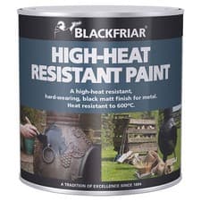 Image of Blackfriar BF0520004F1 High-Heat Resistant Paint Black 250ml