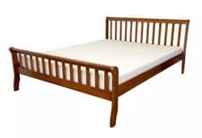 Image of Milan Wooden Bed- Available in 4ft6 5ft & Dark Oak /Oak Or White