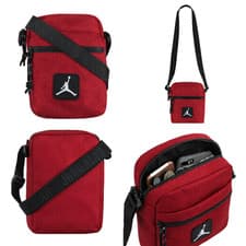 Image of Nike Jordan Jumpman Airborne Crossbody Bag Red Gym Shoulder Unisex BNWT
