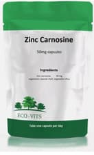 Image of Zinc Carnosine 50mg Capsules– Improves Digestive & Immune Support - ECOVITS