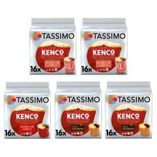 Image of Tassimo Kenco Coffee Bundle Pods - Americano Smooth/Grande/Colombian - 5 Packs