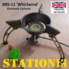 Image of Altitude, Cold Weather, Lightweight Gas Camping Stove - BRS-11 'Whirlwind' 246g
