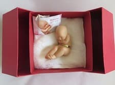 Image of "WELCOME TO THE WORLD"-P HEATH FOR GOTZ - 2000-4" LIGHT BABY BOY DOLL-RARE-NEW