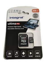 Image of Integral 256GB UltimaPro MicroSDXC Class 10 UHS Class 3 Memory Card