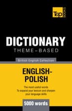 Image of Theme-Based Dictionary British English-Polish-5000 Word - NEW Andrey Taranov 20