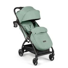 Image of Ickle Bubba Aries Max Autofold Stroller with Footmuff Sage Green Compact fold