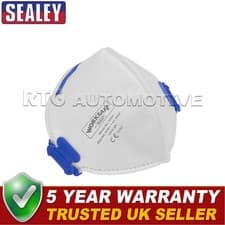 Image of Sealey Worksafe� Fold Flat Mask FFP2 Pack of 10 9304/10