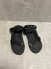 Image of BARBOUR MBS0011OL52 Hillman Sandal In Black Uk 7 New Without Tags