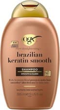 Image of OGX Brazilian Keratin Smooth Shampoo 385ml Sulfate Free Coconut Oil Shine