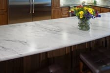 Image of Calcatta marble effect Kitchen Worktop Laminate Effect 3mx 600mm x 38 mm
