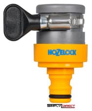 Image of Hozelock 2176 Round Tap Connector Indoor outdoor Garden Hose Pipe Adaptor 14-18m