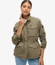 Image of Superdry Womens Embroidered M65 Military Jacket - New With Tags