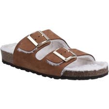 Image of Hush Puppies Jessie Mule Slipper Tan