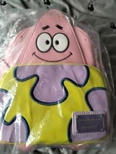 Image of  Rare Loungefly Nickelodeon Patrick 20th Anniversary Cosplay Mini Backpack