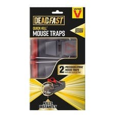 Image of Deadfast Quick-Kill Mouse Traps Twin Pack - Instant Kill