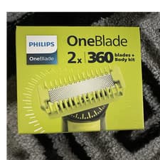 Image of Philips OneBlade 360 Green Blades 2 Pack with Body Kit Replacement Accessory