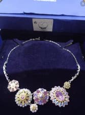 Image of Genuine Swarovski sparkling statement necklace 1128003